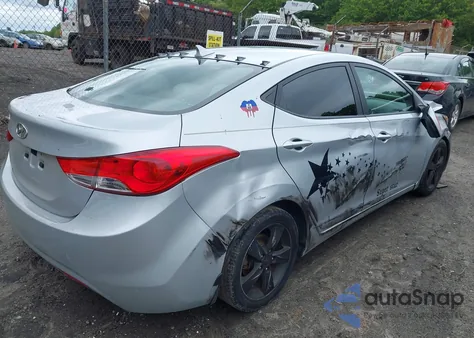 2013 Hyundai Elantra Gls from USA, damaged, VIN 5NPDH4AE9DH171981